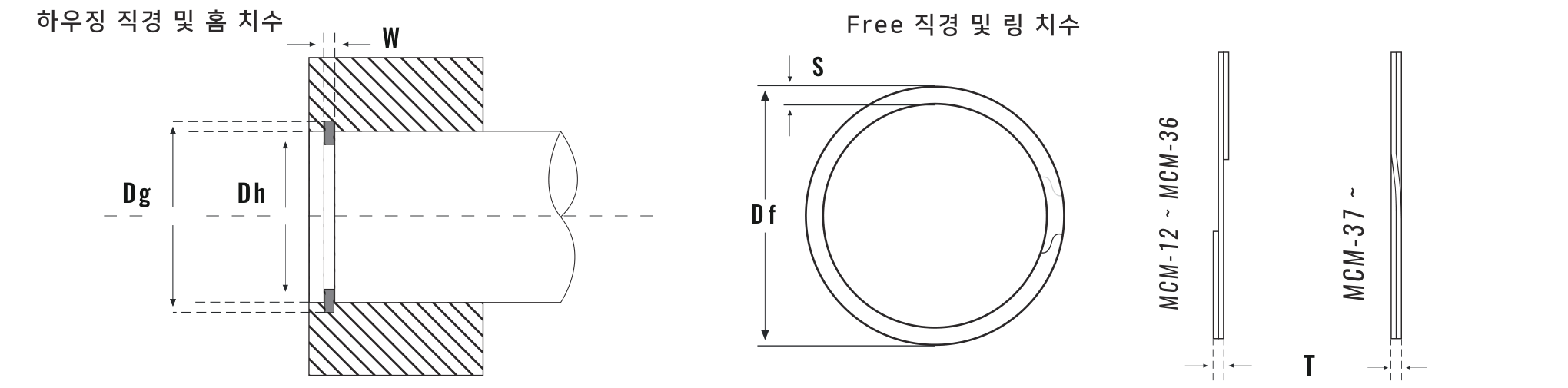 구멍용 미디엄 더블링 DR 도면