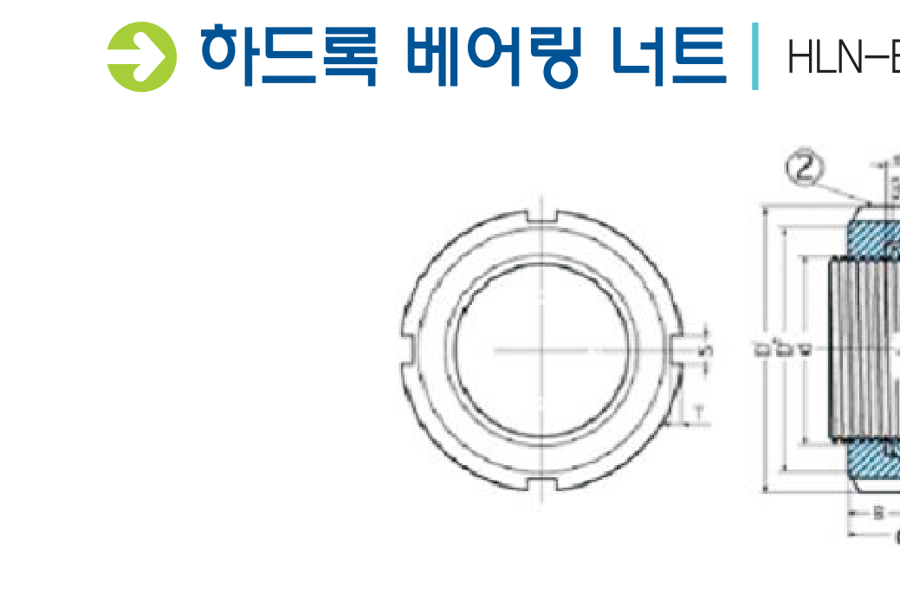 하드록 베어링 너트